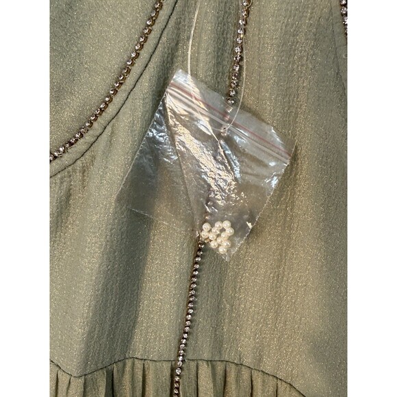 Anthropologie Verb by Pallavi Singhee 2x Embellished Buster Corset Dress - Picture 9 of 16